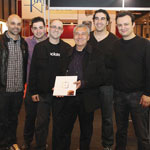 The 'Play' authors with the master pastry chef Paco Torreblanca
