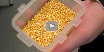 How to make gold leaves (Spanish)