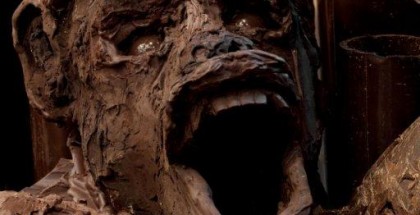 ape chocolate sculpture