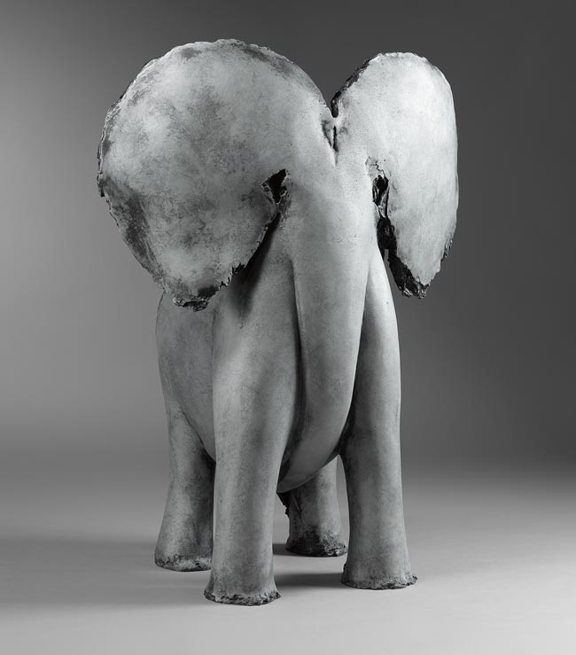 Elephant sculpture by Patrick Roger