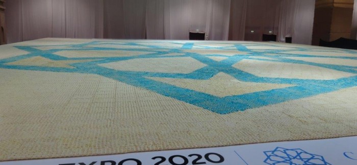 The Dubai Expo 2020 logo is turned into the world’s largest truffle mosaic