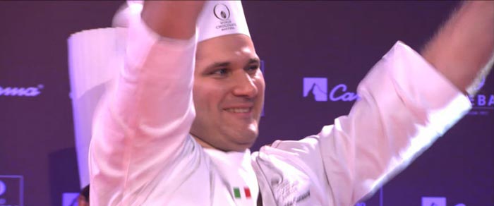 Davide Comaschi is crowned the Emperor of Chocolate