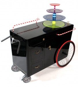 A fantasy dessert cart