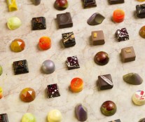 Some of the bonbons that competed  for the Chocolatier of the Year.