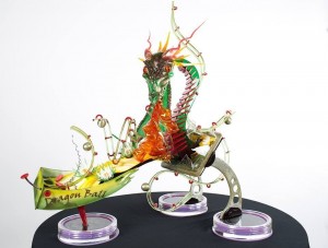 Best showpiece, an homage to Dragon Ball.
