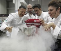 demonstrations: Jordi Pujol, Martín Lippo, Jordi farrés and Mary Rose Sánchez