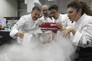 demonstrations: Jordi Pujol, Martín Lippo, Jordi farrés and Mary Rose Sánchez