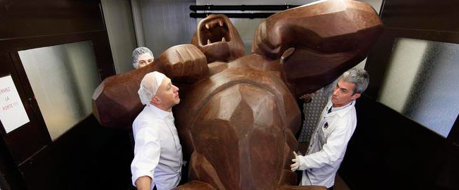 Jean-Paul Hevin’s spectacular chocolate Kong surprise