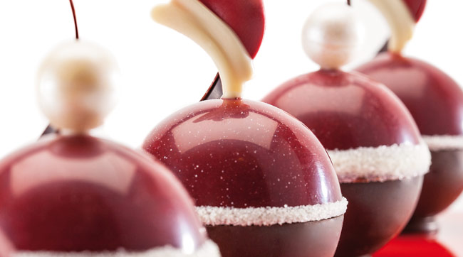 Chocolate Christmas Balls by Michel Willaume