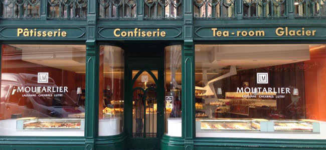 A new image for the Confiserie Moutarlier tea room in Lausanne