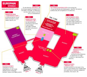 Europain's map