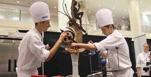 Chefs Christophe Rull and Nicolas Rio. Pastry Live 2014