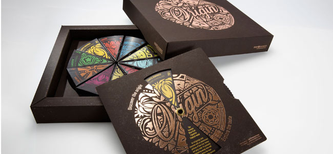 Virgin fiber: vegetable packaging for chocolate