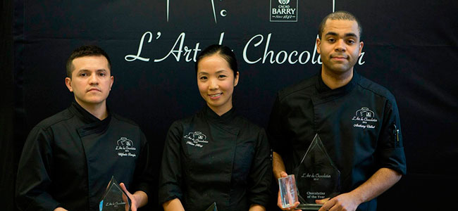 Antony Vellut, winner of L’Art du Chocolatier 2015