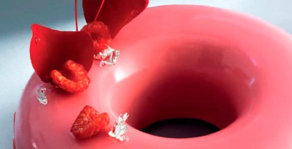 Raspberry entremet by William Curley