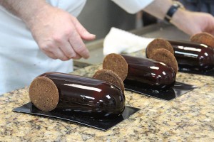 Frozen coffee entremet by Alain Chartier