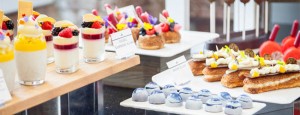 The dessert buffet at the end of the seminar