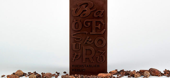 Typographic Chocolate at the Museum of Letters in Berlin