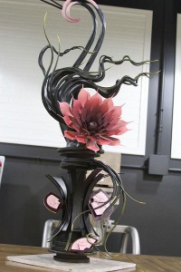 Artistic chocolate piece by Haasnoot