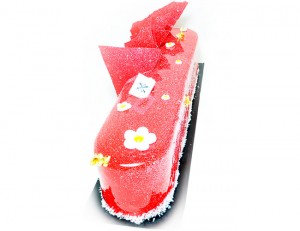 front bûche Rouge Desire by Xavier Séjournant
