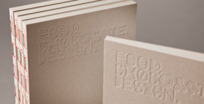 Cover food chocolate design