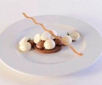 dessert plate by belgium team. European Pastry Cup