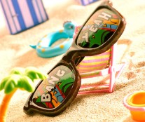 Beach chocolate sunglasses by Sébastien Bouillet