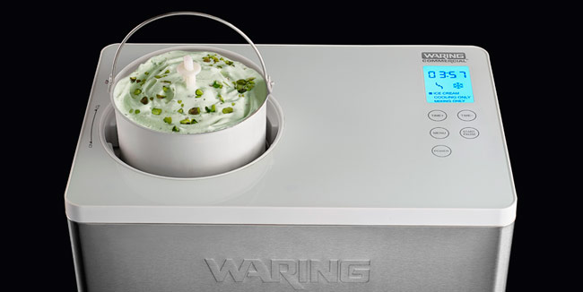 New compressor machine for ice cream, by Waring