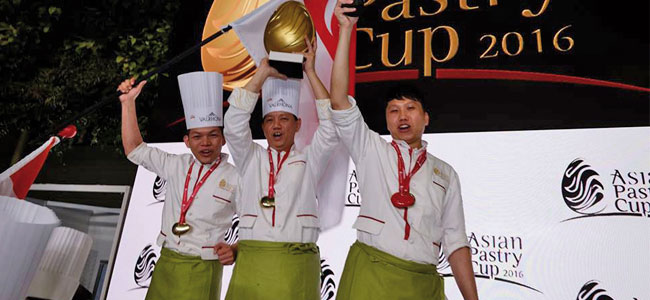 The countries competing for the Coupe du Monde de la Pâtisserie 2017