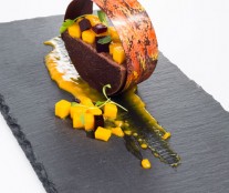 Guillermo Magana's plated dessert