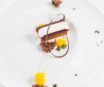 Joel Gonzalez's plated dessert