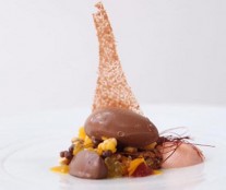 Plate dessert's Andrea Dopico