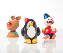 Reindeers, Penguin and Nutcraker. Darren Purchese