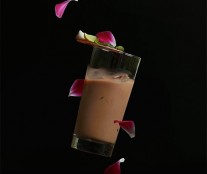 Iced Chocolate and fresh raspberry by Marcolini