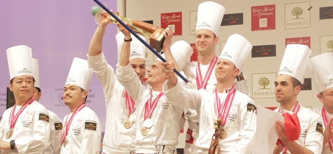 Toujours la France. The French team prevails in the Coupe du Monde de Pâtisserie