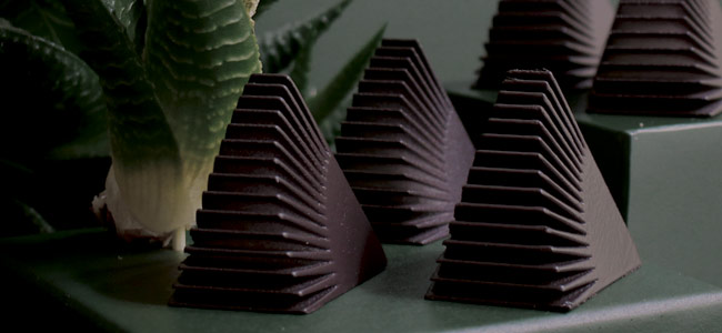 5 food concepts imagined through chocolate