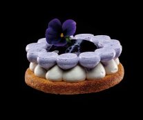 Vanilla violet cheesecake by William Werner