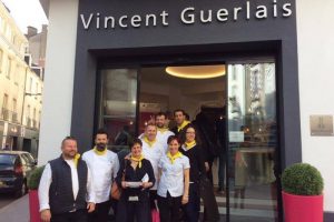 visiting boutique Guerlais in Nantes. Meeting Relais Desserts