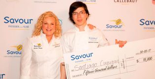 Kirsten Tibballs with Santiago Cuyugan