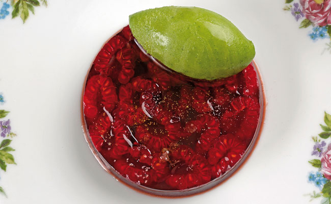 Strawberry aspic by David Gil