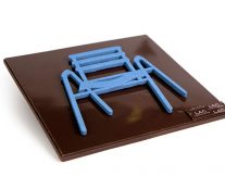 Chaise de SAB in chocolat