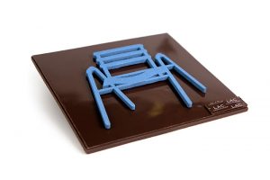 Chaise de SAB in chocolat