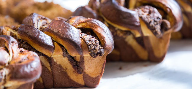 Babka swirl chocolate brioche by Greg Mindel