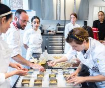 greg mindel and students in course viennoiserie Valrhona brooklyn