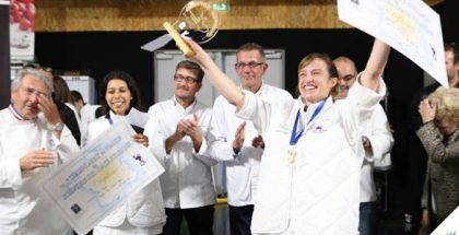 Verónica Bustamante wins France's Ice Sculpture Champion