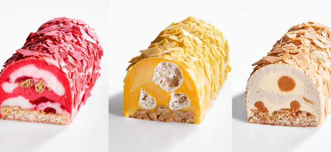 Jérémie Runel’s monochromatic ice cream bûches