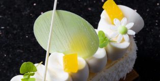 detail yogurt cheesecake by Bachour