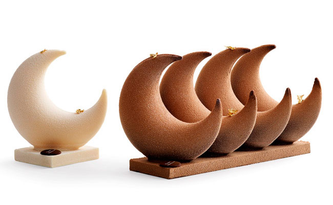 moon, bûche Pierre Marcolini