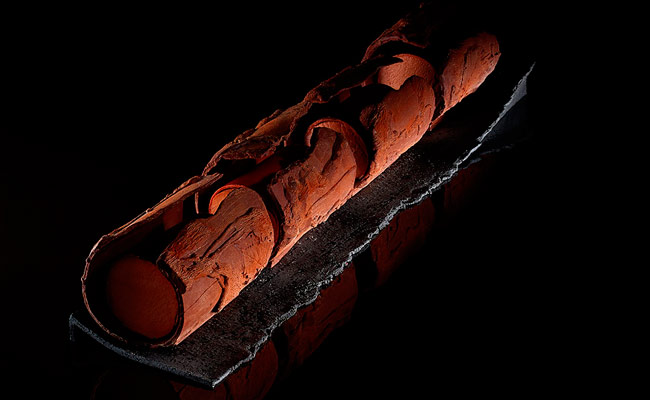 bûche écorce, pierre hermé