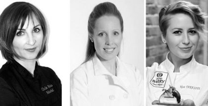 Cécile Farkas, Marike Van Beurden and Nina Tarasova